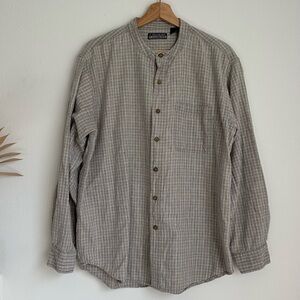 Vintage Colarless button up